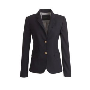 J CREW wool schoolboy navy blazer Size 4